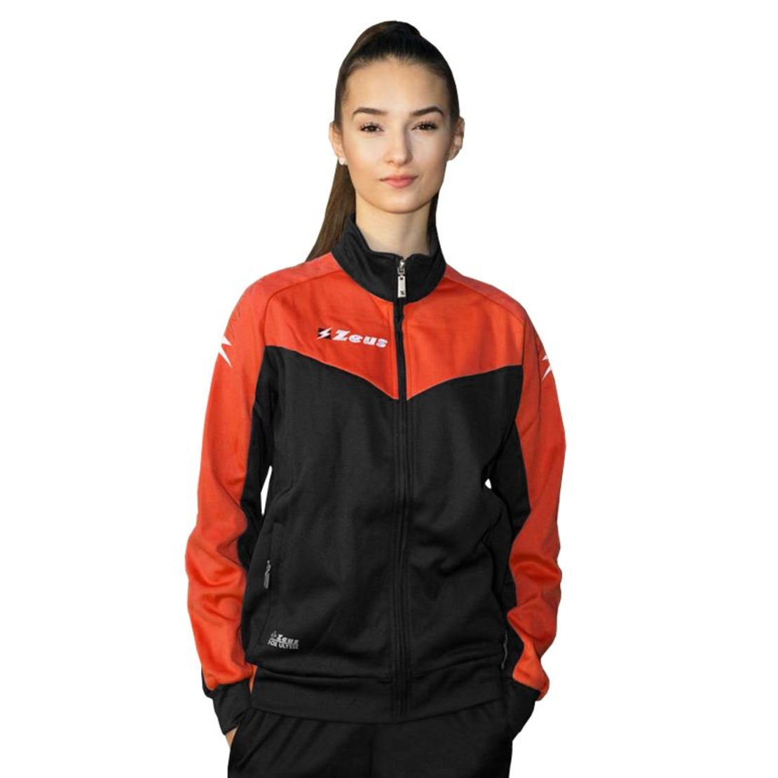 Дамски Анцуг ZEUS Tuta Training Ulysse Nero/Arancio Fluo