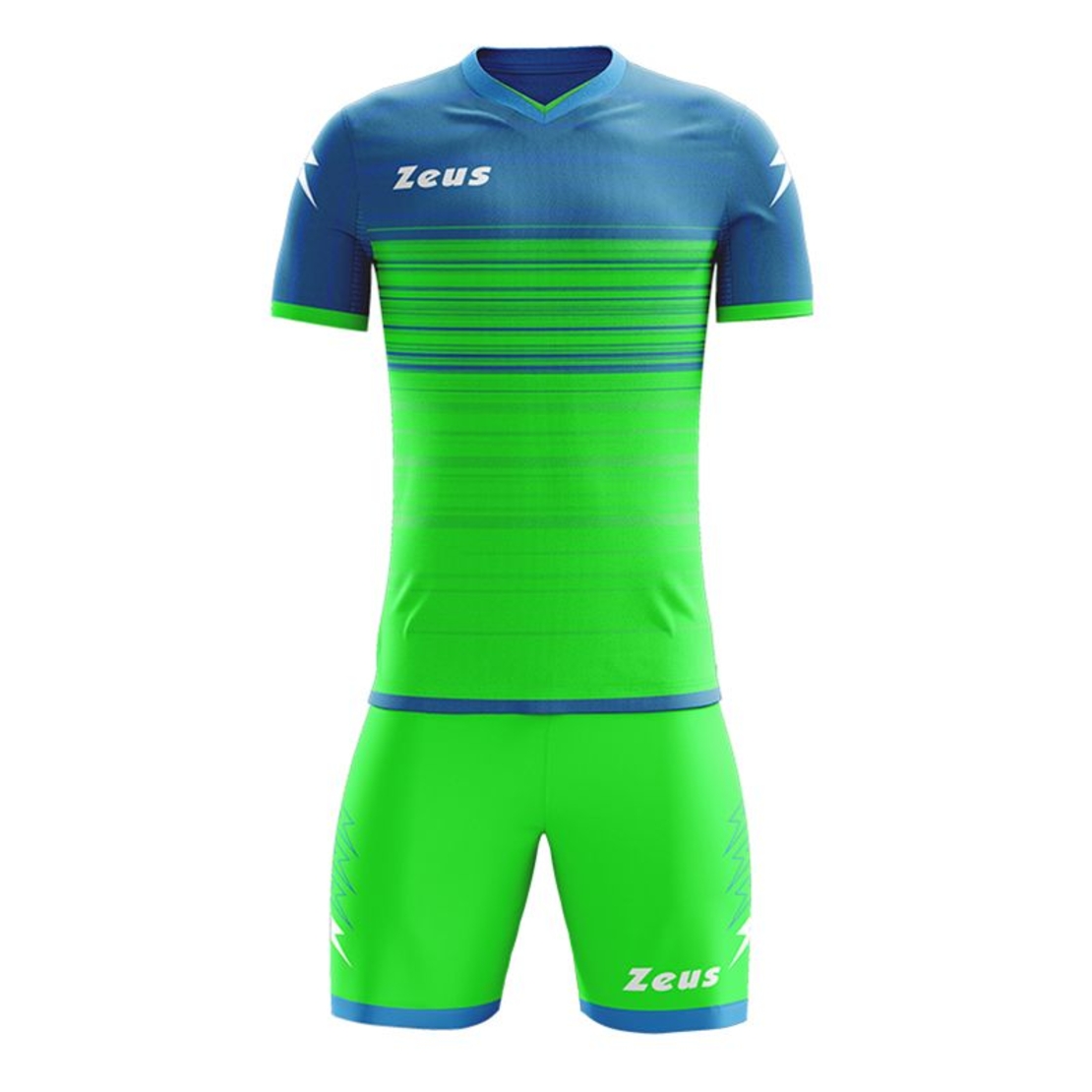 Футболен Екип ZEUS Kit Elios Light Royal/Verde fluo