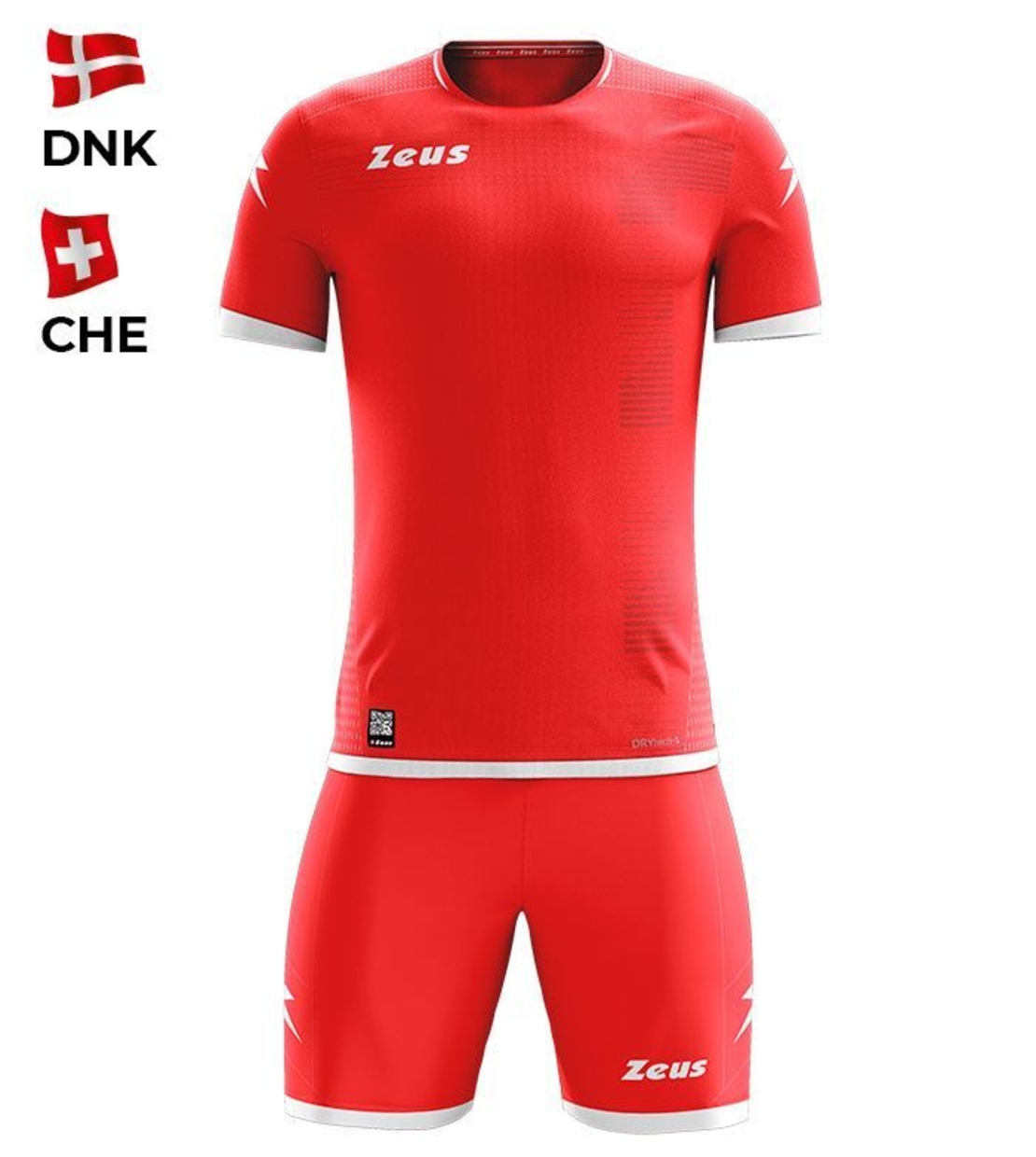 Детски Спортен Екип ZEUS Kit Mundial DNK Rosso/Rosso