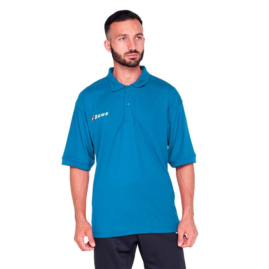 Мъжка Тениска ZEUS Polo Basic Light Royal