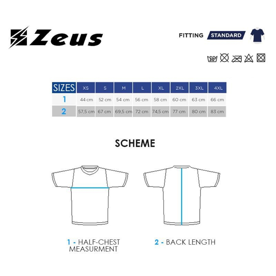 Мъжка Тениска ZEUS Polo Bikolor Rosso/Blu