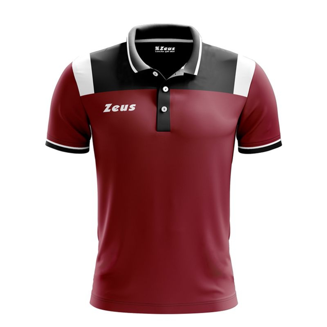Детска Тениска ZEUS Polo Vesuvio Granata/Nero