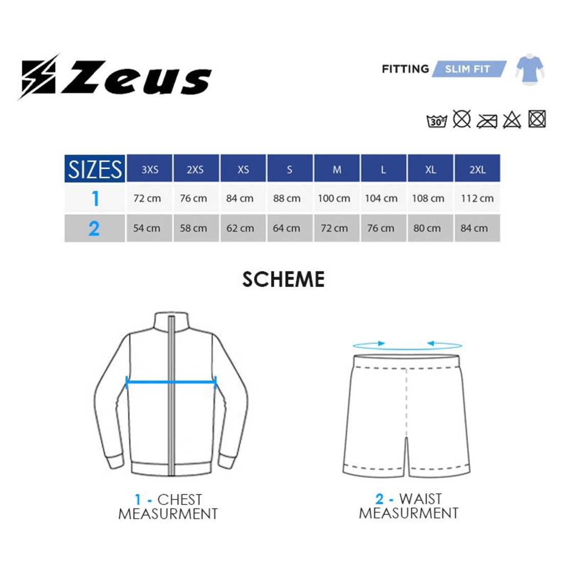 Детски Вратарски Екип ZEUS Kit GK Argo/Slim Fit Nero/Royal