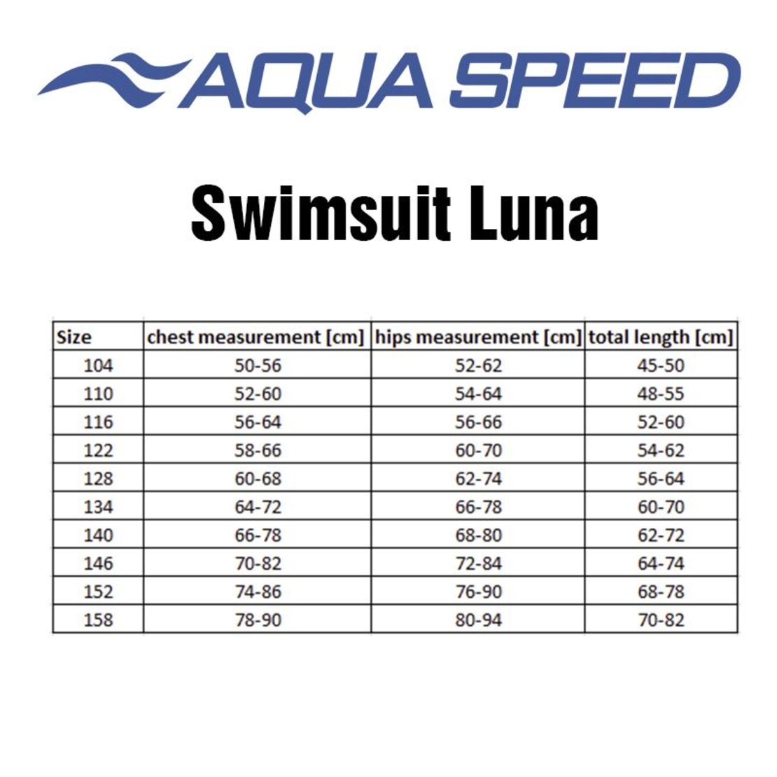 Детски Бански AQUA SPEED Swimsuit Luna 48