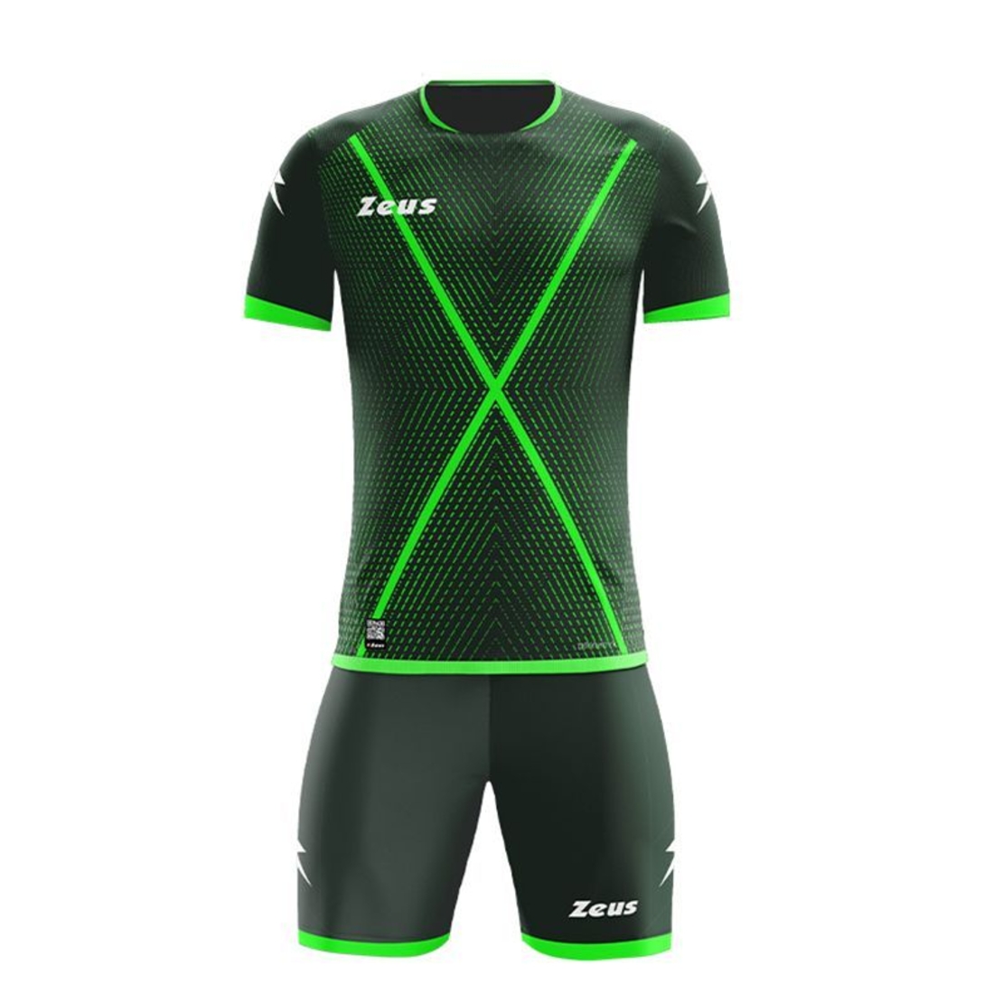 Детски Футболен Екип ZEUS Kit Icon Wolfsburg Verde/Verde fluo