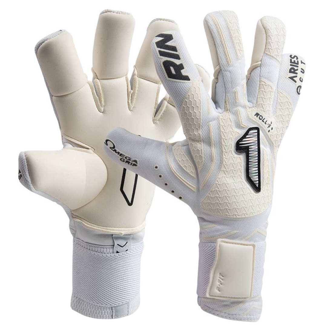 Вратарски Ръкавици RINAT Aries Nemesis Semi White