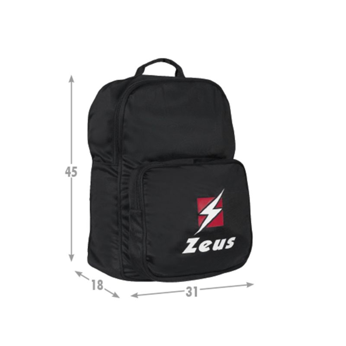 Раница ZEUS Zaino Soft 31x45x18 cm Nero