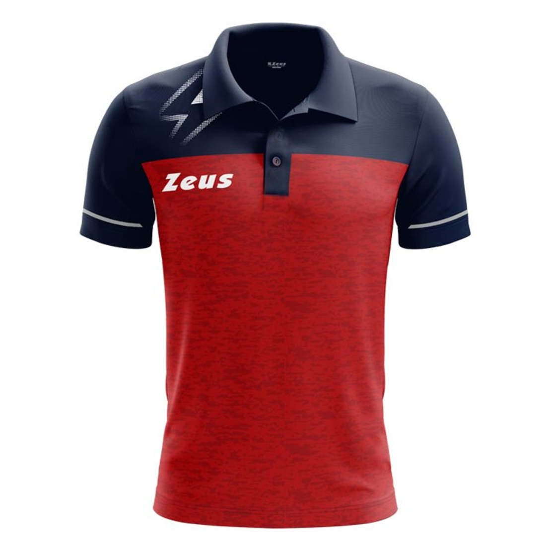 Мъжка Тениска ZEUS Polo Bikolor Rosso/Blu