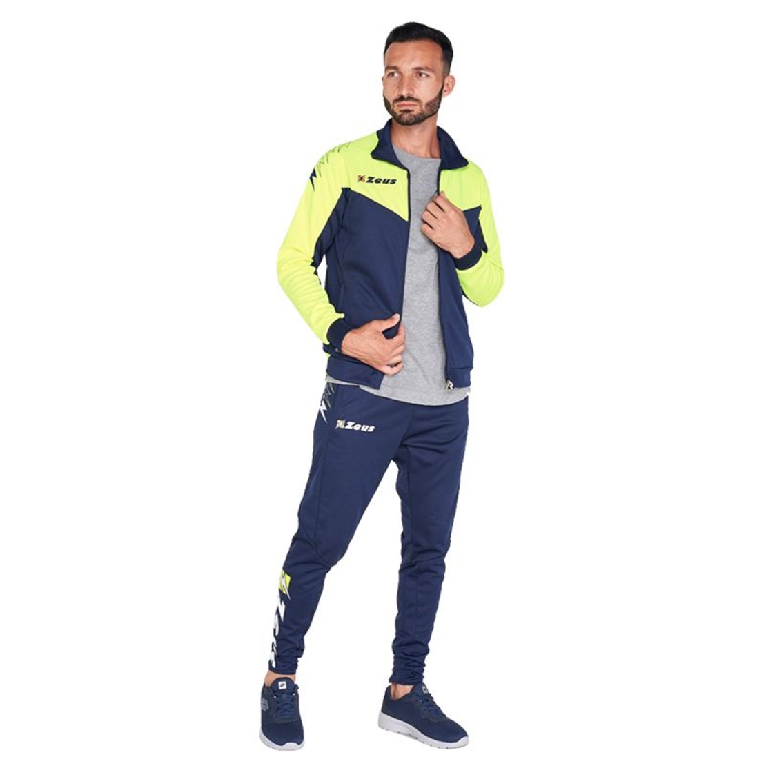 Мъжки Анцуг ZEUS Tuta Training Ulysse Blu/Giallo Fluo