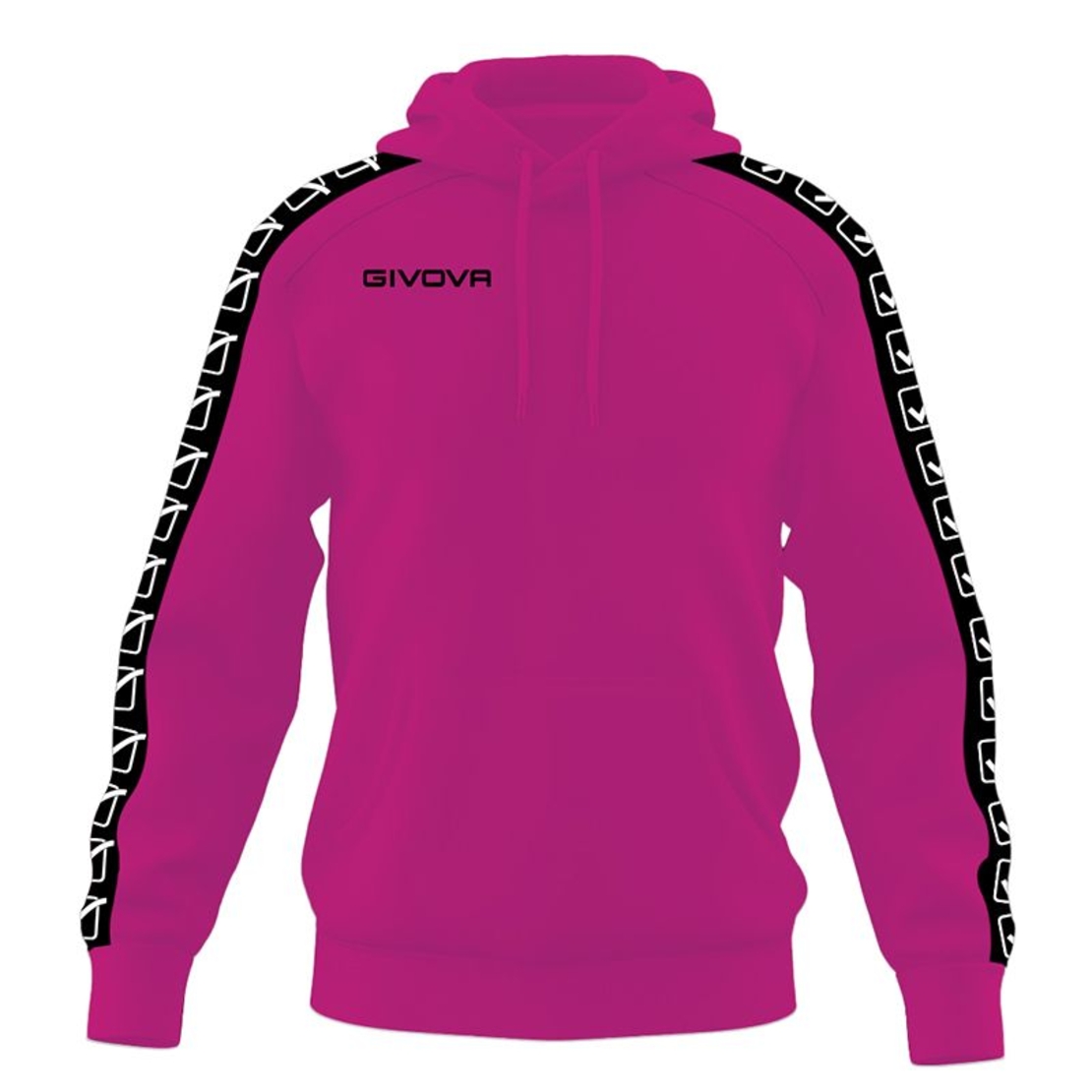 Детски Суичър GIVOVA Felpa Con Cappuccio Terry Band 0006