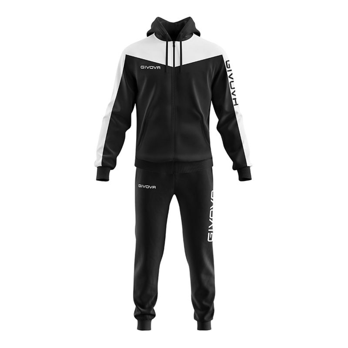 Мъжки Анцуг GIVOVA Tuta Roma Con Cappuccio Polarfleece 1003