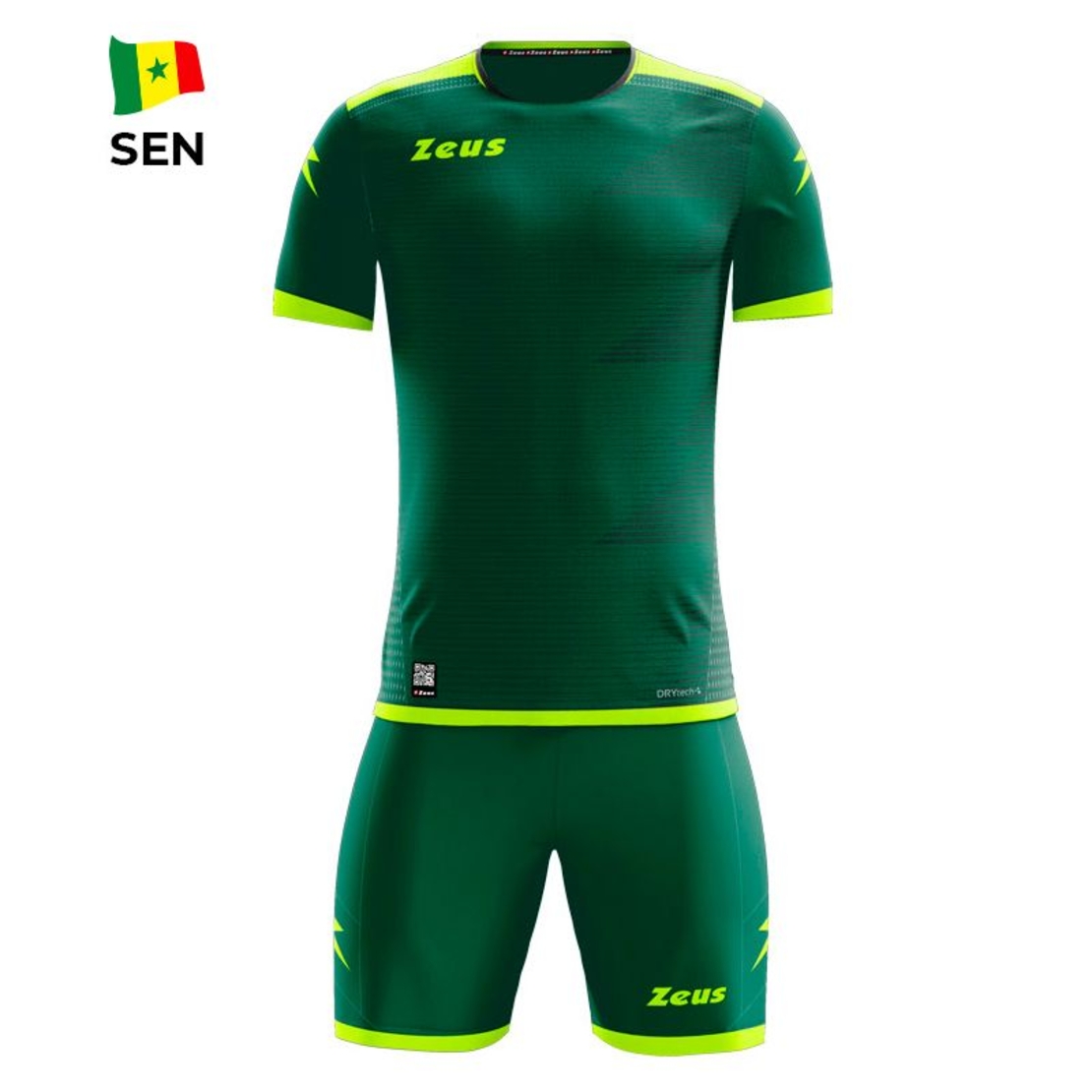 Детски Спортен Екип ZEUS Kit Mundial SEN Verde/Giallo Fluo