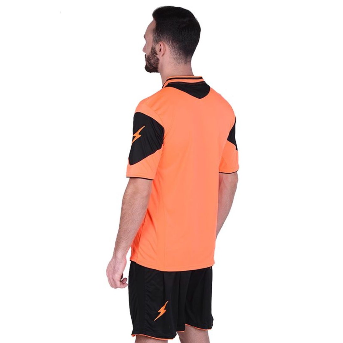 Футболен Екип ZEUS Kit Apollo Arancio Fluo/Nero