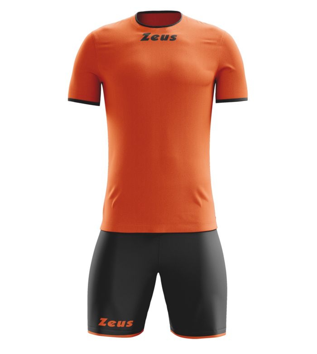 Детски Футболен Екип ZEUS Kit Sticker Arancio Fluo/Nero