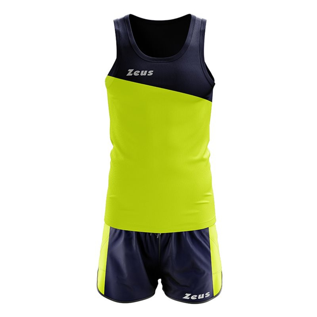Екип За Бягане ZEUS Kit Robert Blu/Giallo Fluo