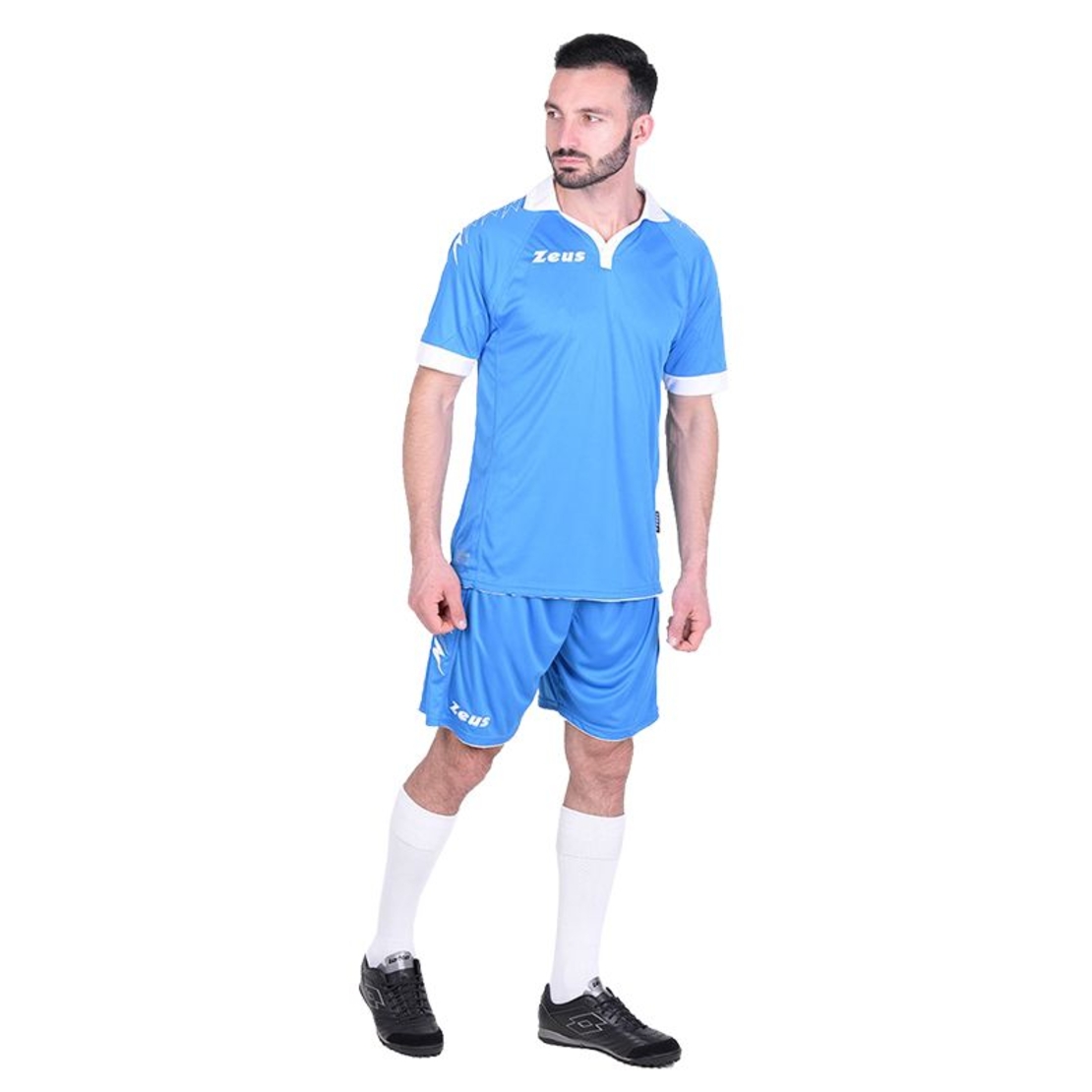 Футболен Екип ZEUS Kit Scorpion Royal/Bianco
