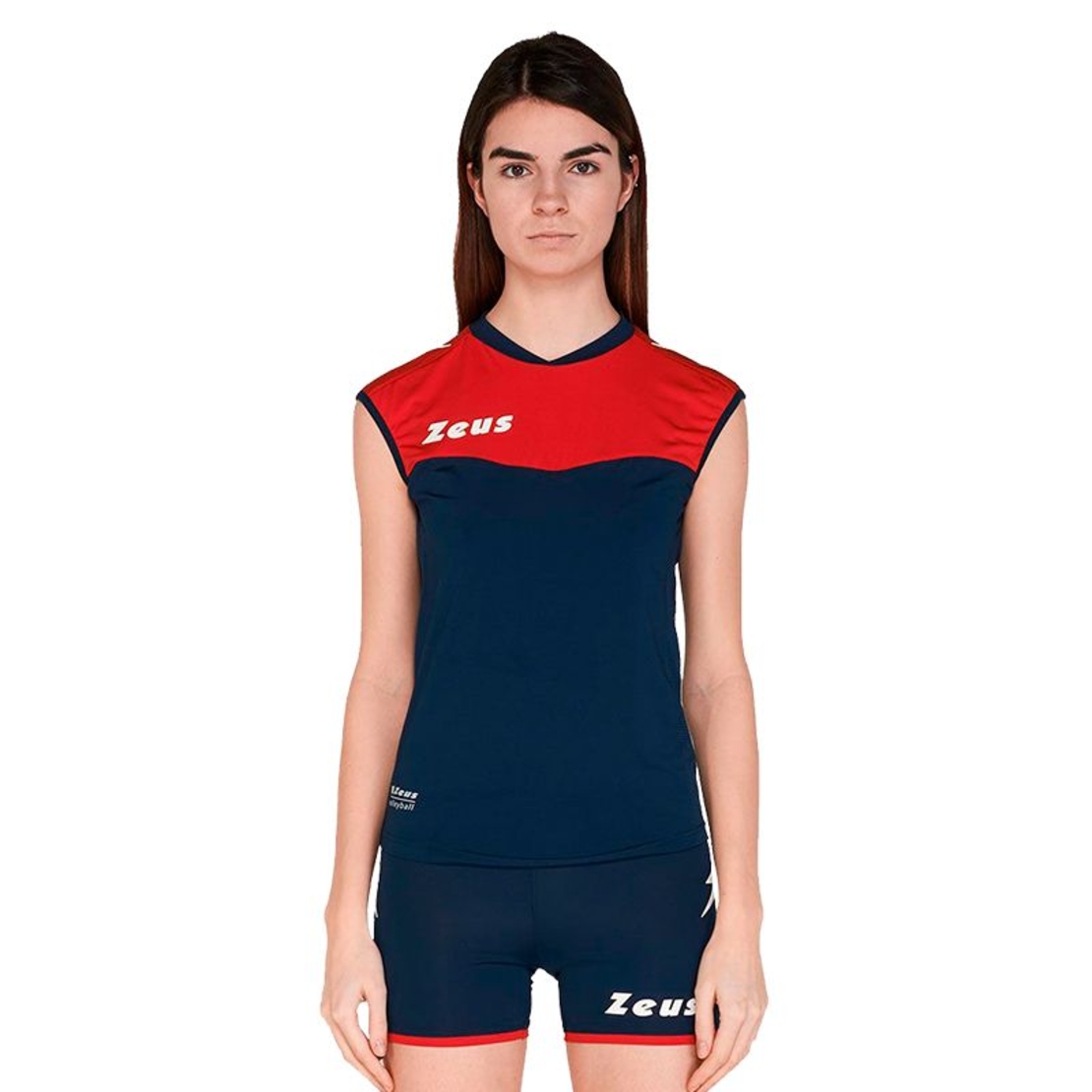 Волейболен Екип ZEUS Kit Volley Sara Slim Fit Blu/Rosso