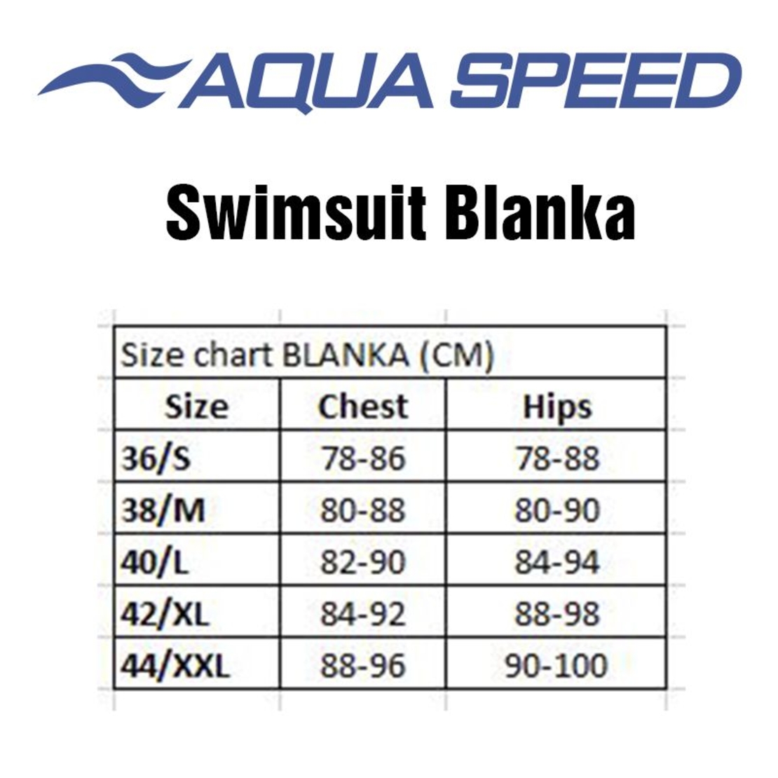 Дамски Бански AQUA SPEED Swimsuit Blanka 44