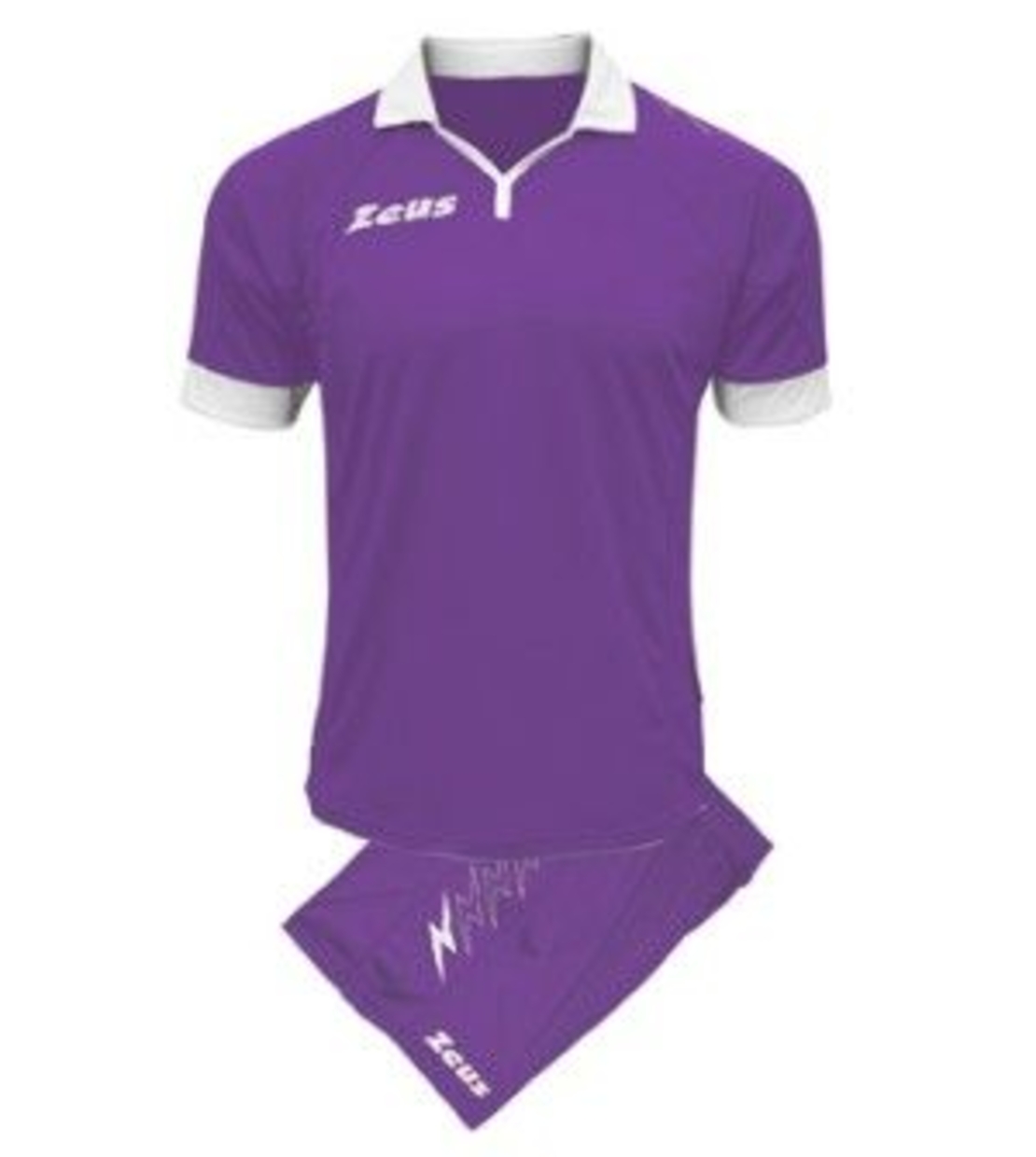 Детски Футболен Екип ZEUS Kit Scorpion Viola/Bianco