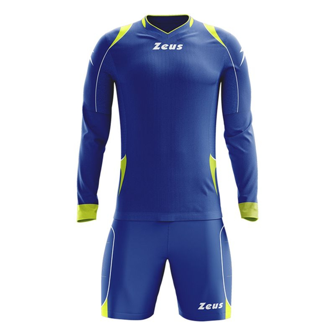 Вратарски Екип ZEUS Kit Gk Paros Electric Royal/Giallo fluo