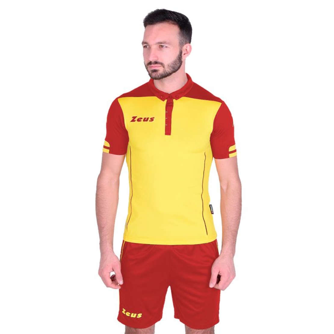 Футболен Екип ZEUS Kit Aquarius Giallo/Rosso