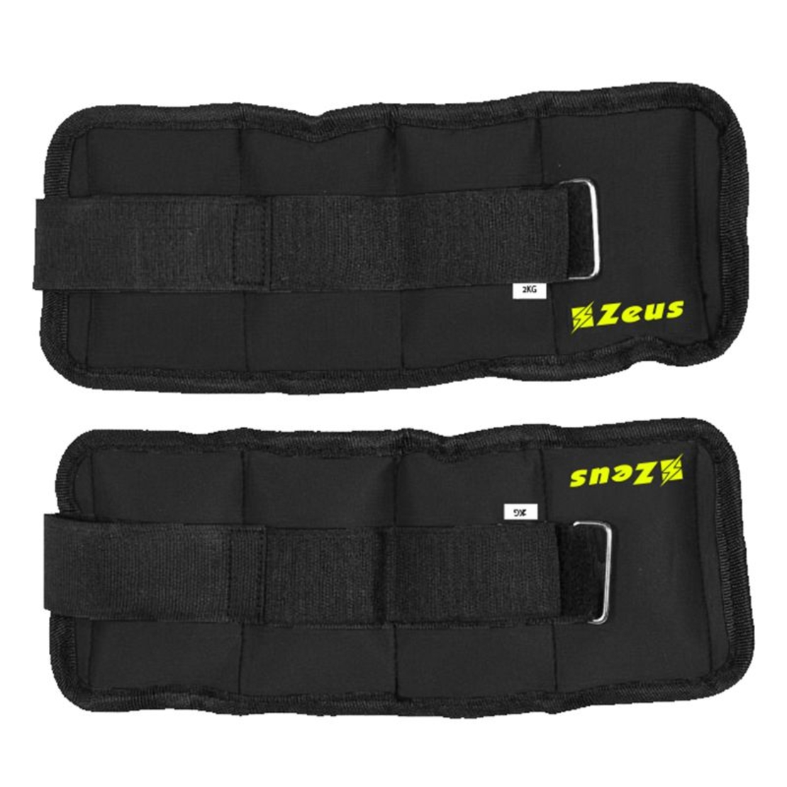 Тежести За Крака / Ръце ZEUS Cavigliera / Polsiera 2kg x 2 Nero
