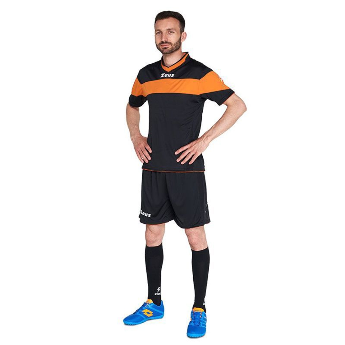 Футболен Екип ZEUS Kit Apollo Nero/Arancio
