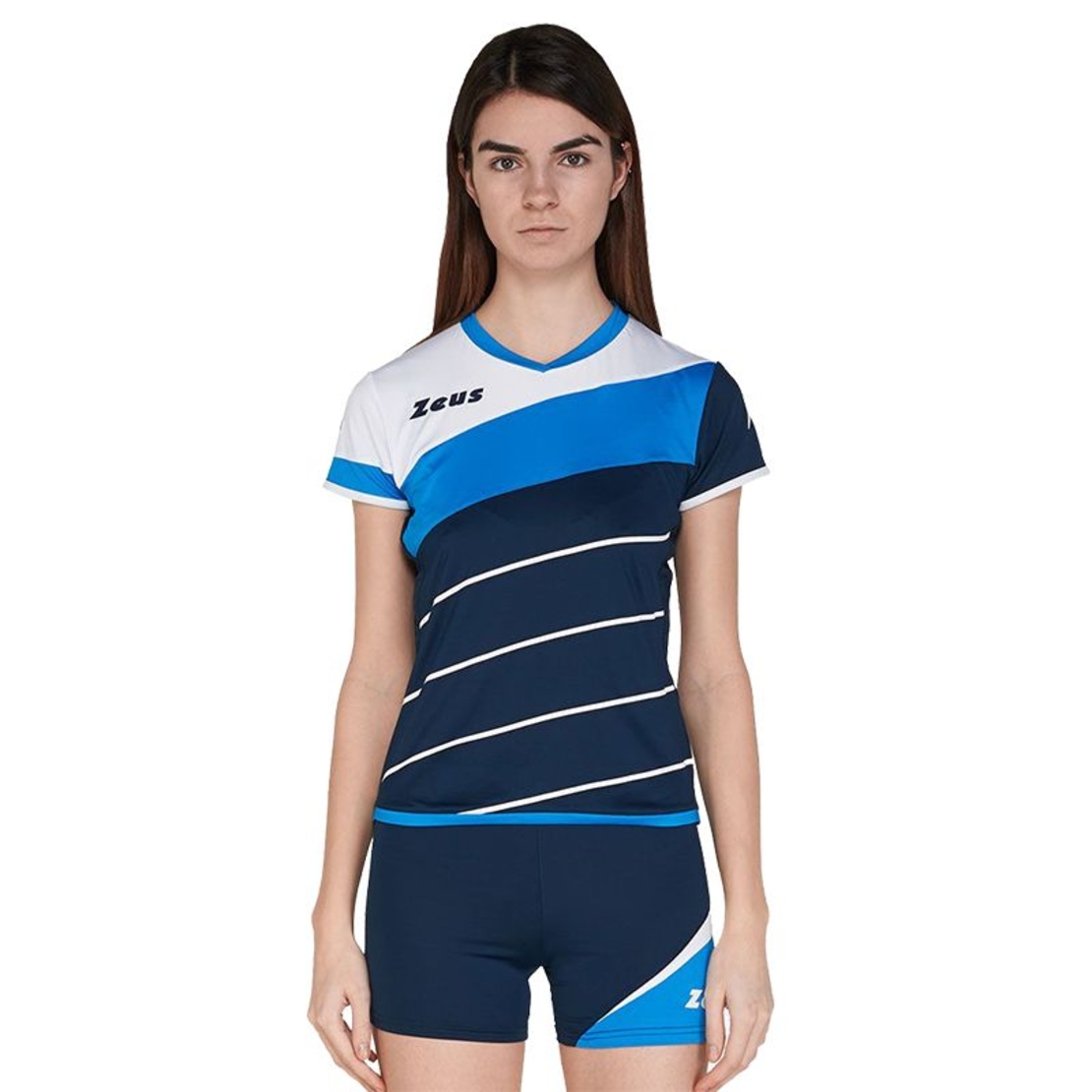 Дамски Волейболен Екип ZEUS Kit Lybra Donna Blu/Light Royal
