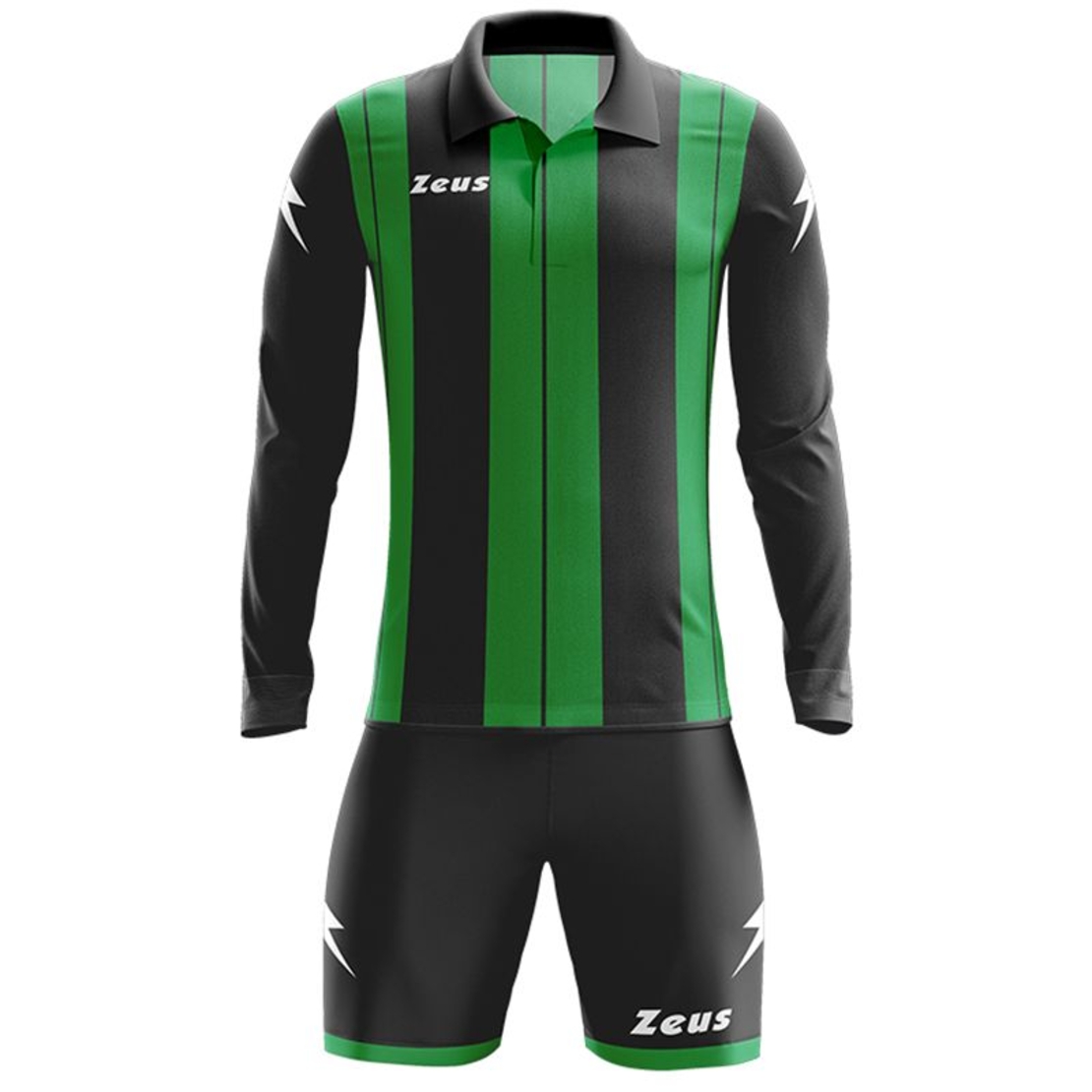 Детски Футболен Екип ZEUS Kit Pitagora Nero/Verde