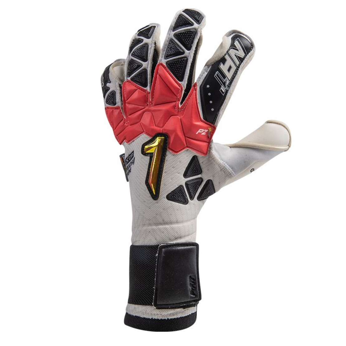 Вратарски Ръкавици RINAT Xtreme Guard Zhero Pro Grey/Red/White