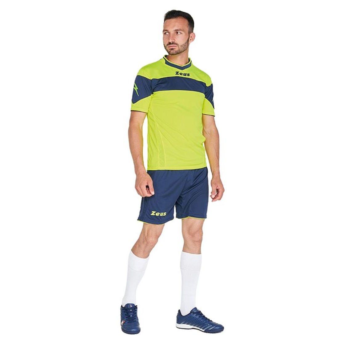 Футболен Екип ZEUS Kit Apollo Giallo Fluo/Blu