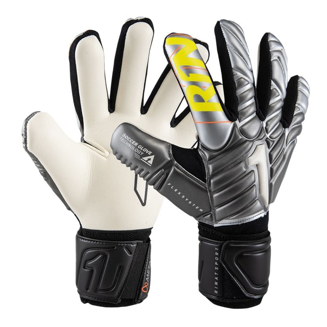 Вратарски Ръкавици RINAT Meta Gk Semi Gray Oxford/Gray