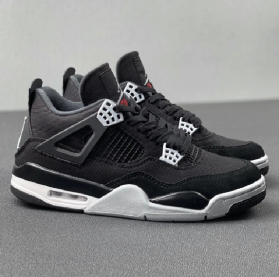 Jordan 4 Black Canvas