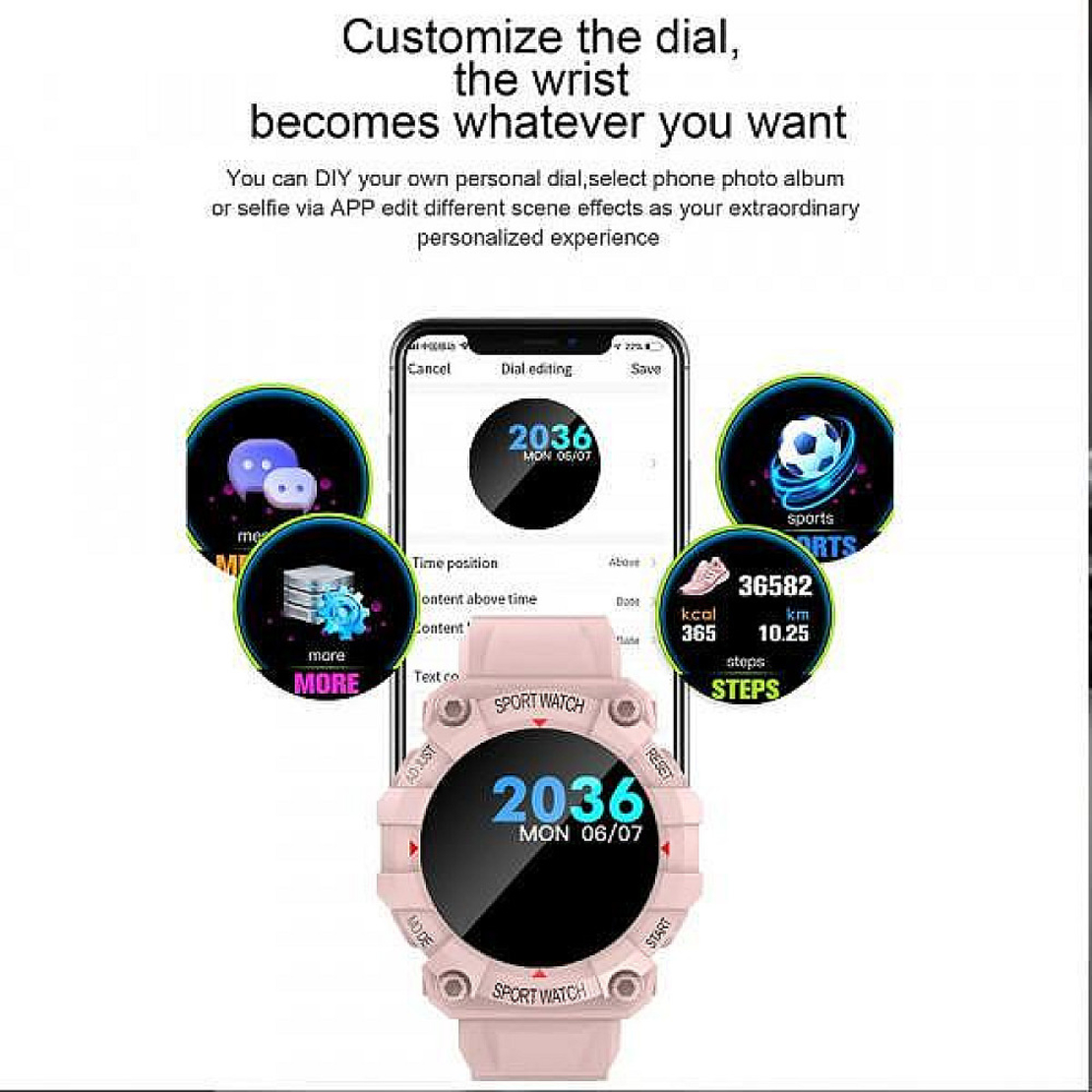 Смарт часовник FD съвместим с Android и iPhone