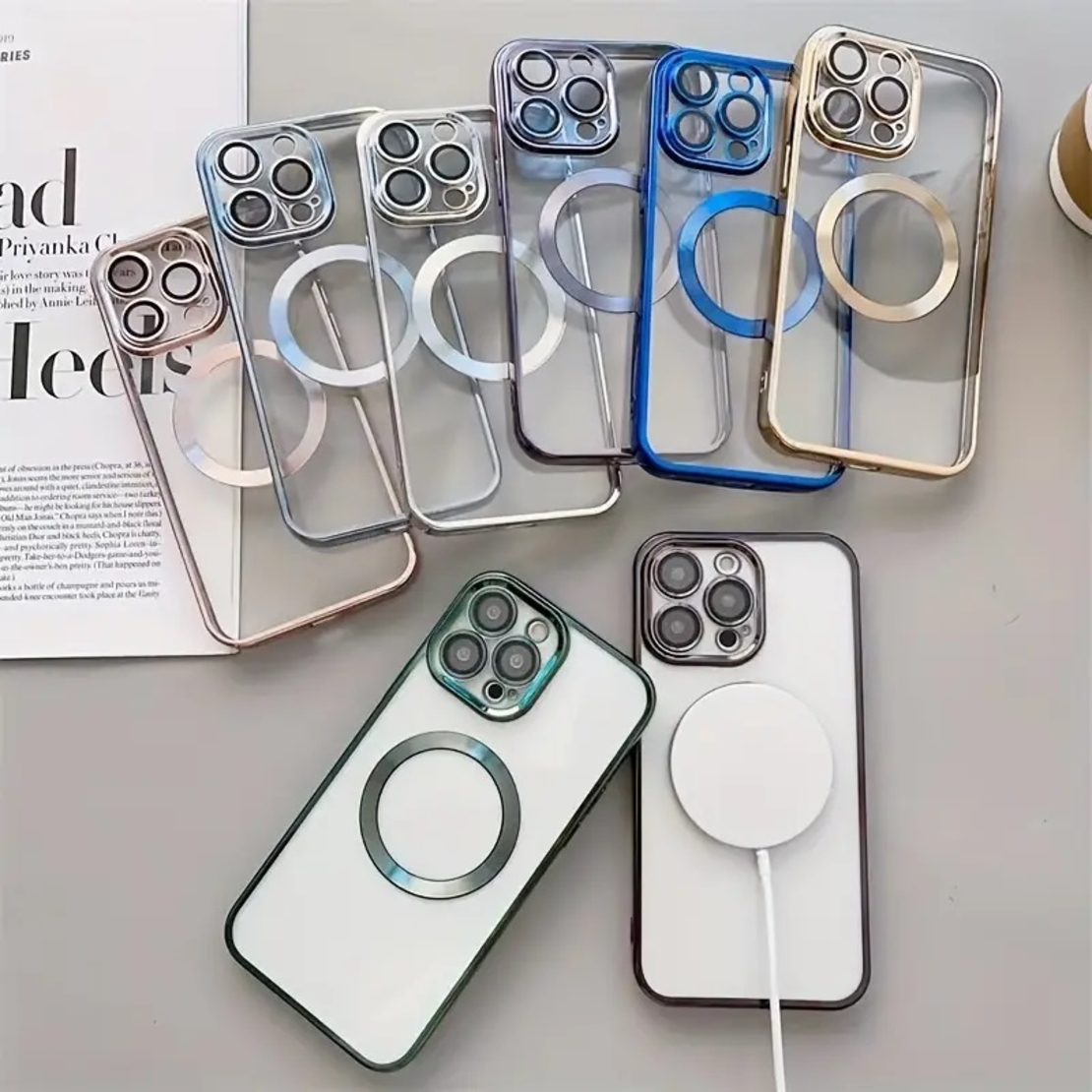 Прозрачни Магнитни Кейсове за iPhone: Високо Качество и Стил за Всички Модели от 11 до 15 Pro Max