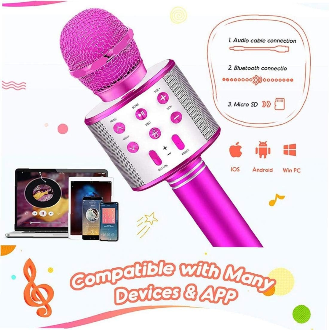 Безжичен караоке микрофон VOCALIX