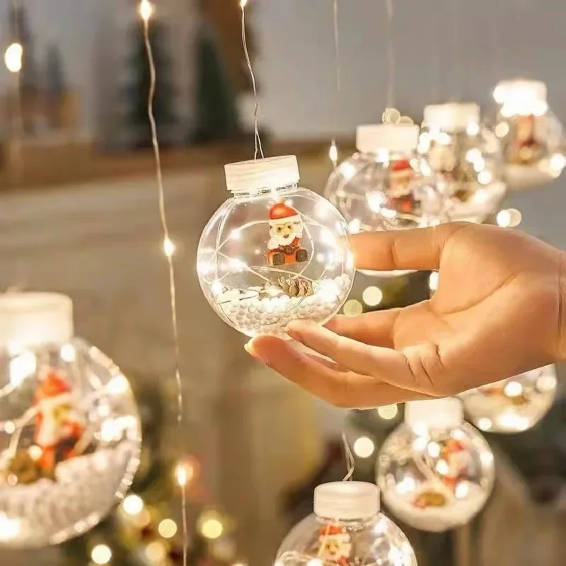 Блестящи коледни топки (3 м) | XMASBALL