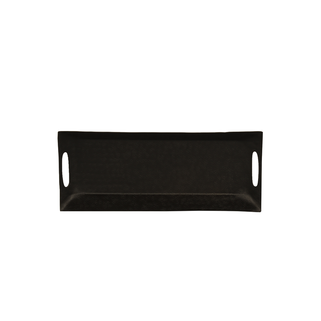 DAHLIA TRAY ALUMINIUM BLACK 54x23xH4cm IN