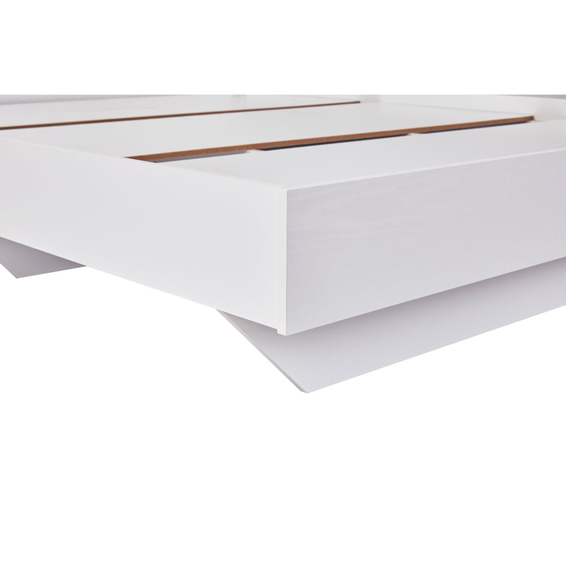 LUCIDO BED MELAMINE WHITE OAK NATURAL E1 PRC