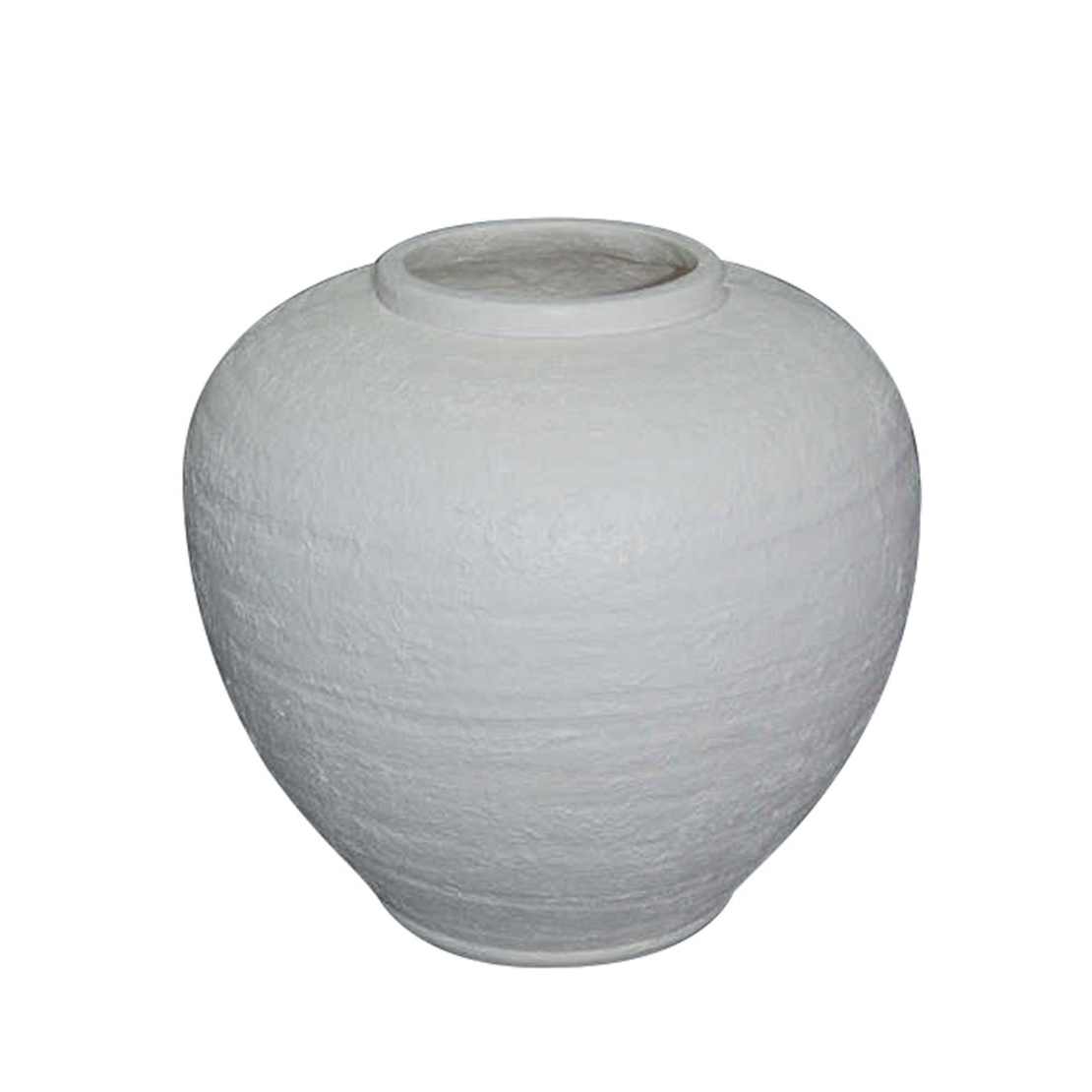SANTORINI PLANTER FLOOR WHITE 38x38xH35cm PRC