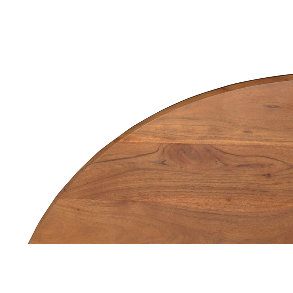 TWIST TABLE WOOD ACACIA WALNUT IN