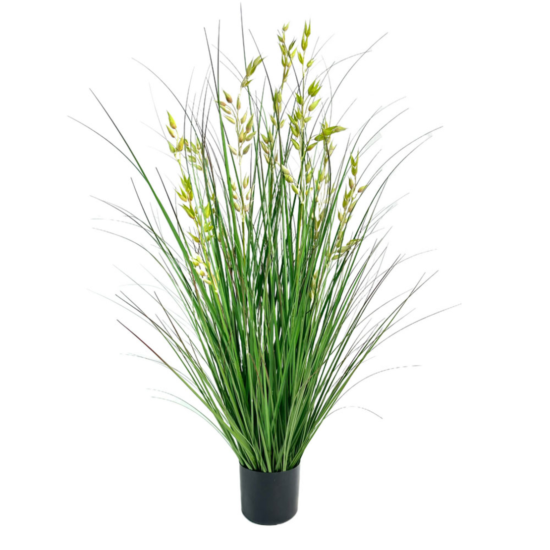OAT GRASS ARTIFICIAL PLANT IN POT PVC GREEN H120CM