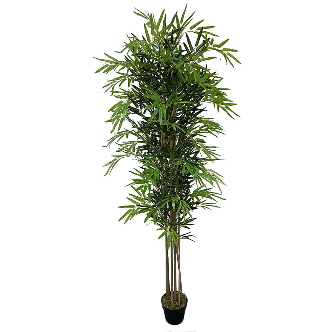 BAMBOO ARTIFICIAL PLANT IN POT PEVA GREEN H200cm P