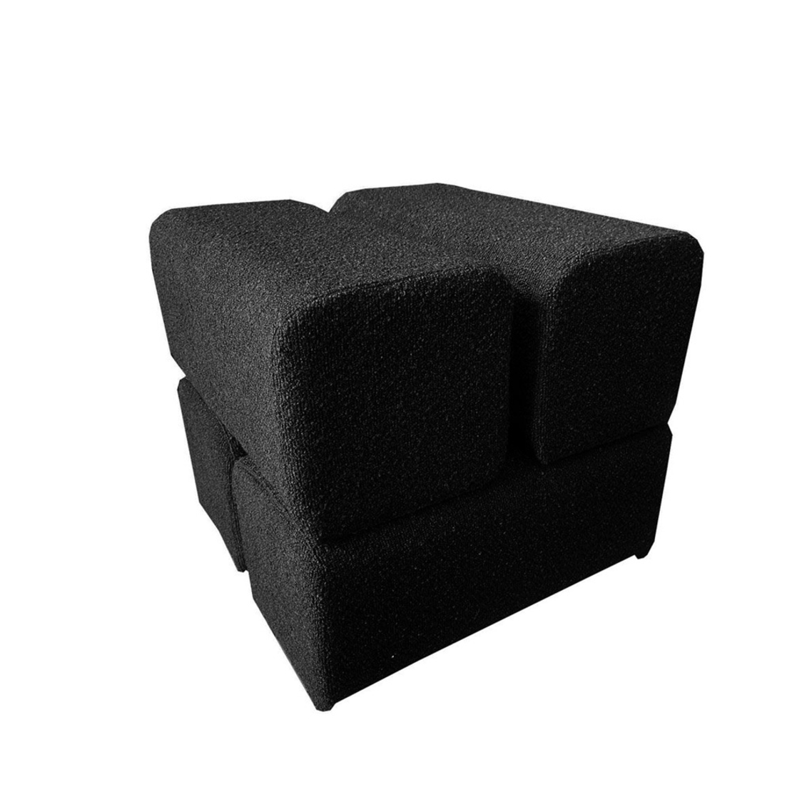 CHEVAL STOOL FABRIC BLACK E1 PRC