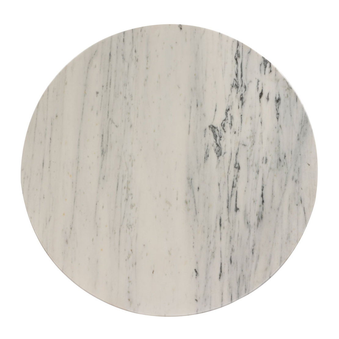 CESARE TABLE MARBLE WHITE WOOD MANGO WALNUT IN
