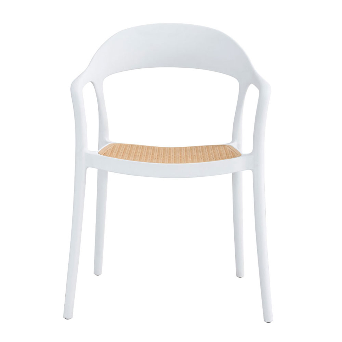 BISTROT CHAIR PP WHITE NATURAL PRC