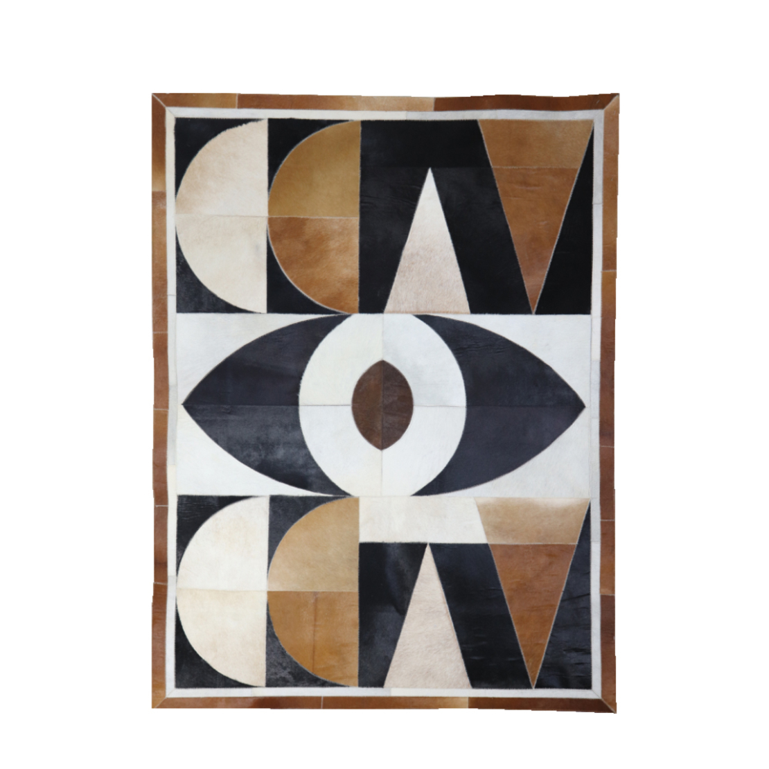 WATCH CARPET LEATHER WOOL BLACK WHITE BROWN BEIGE