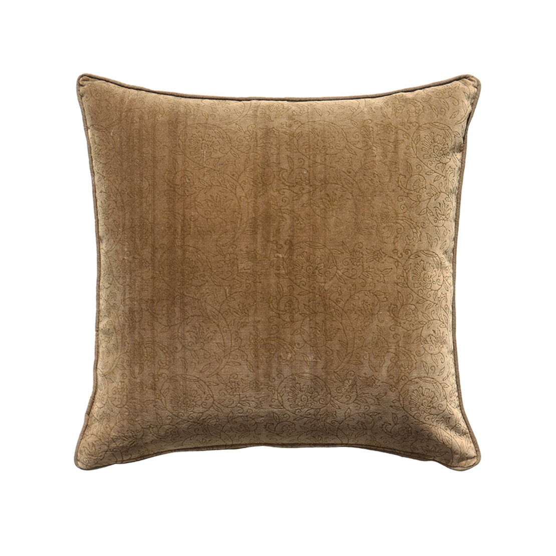 HOMBURG B DECOR CUSHION COTTON VELVET GOLD 50x50 I