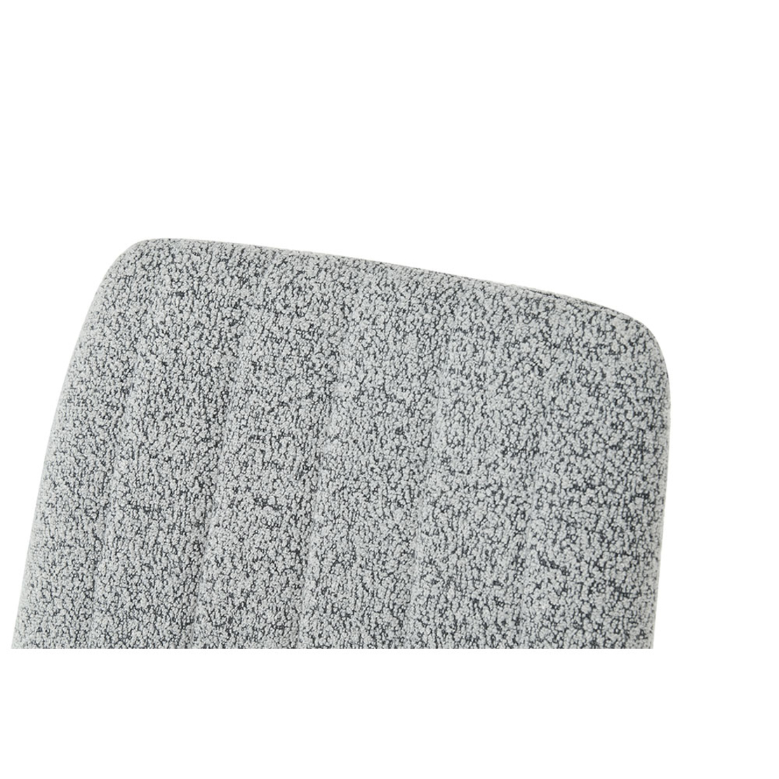 PRAGA CHAIR FABRIC GREY LIGHT METAL BLACK E1 PRC