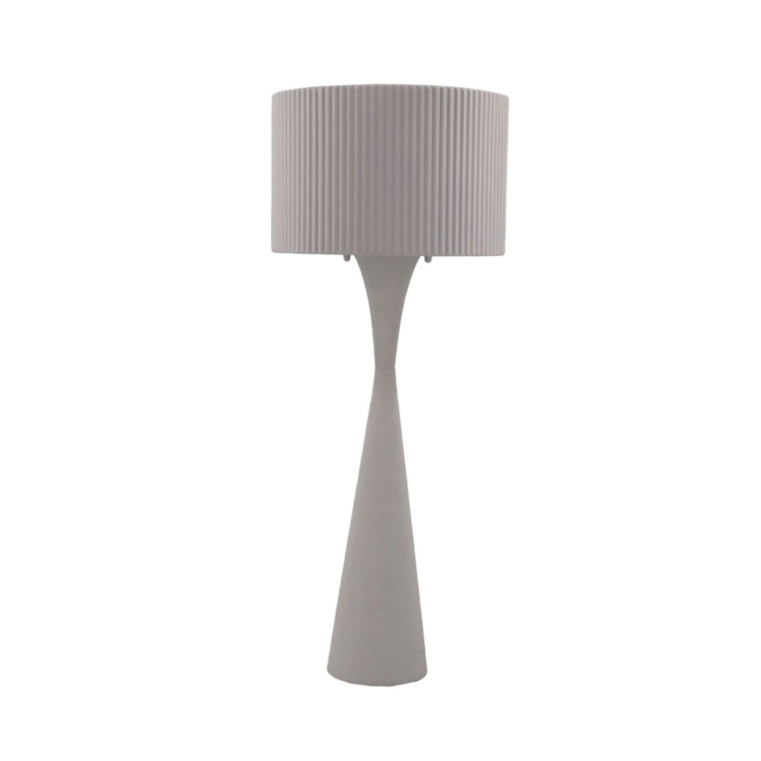 LINEAR 75,5 LAMP TABLE 30x30x76 METAL WHITE